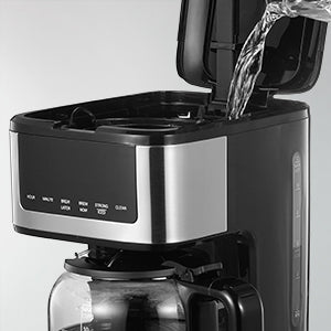 Programmable 12-Cup Drip Coffee Maker with Iced Coffee Function & Touch Screen