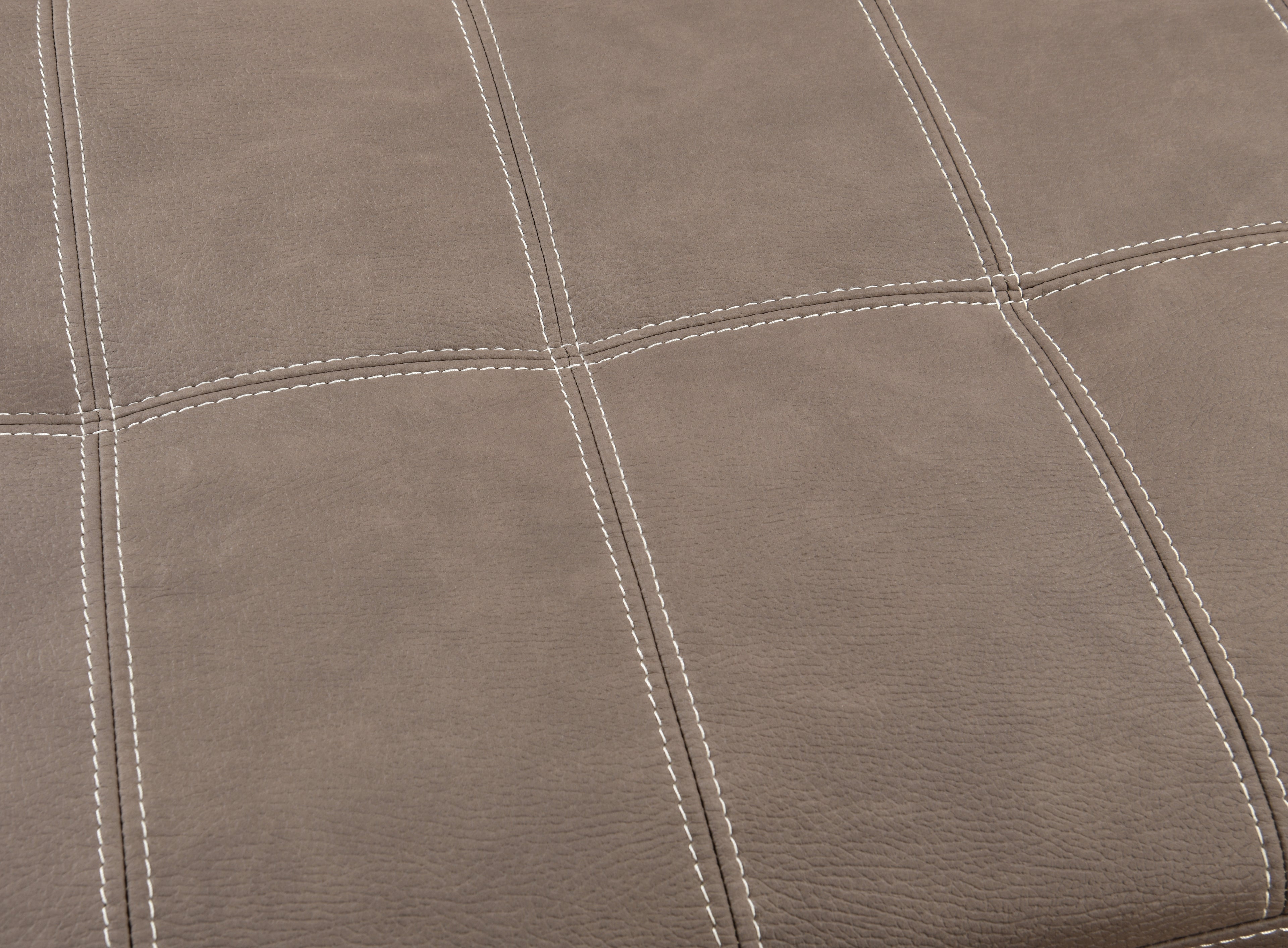 U-Shaped 128" Reversible Sectional Sofa Set with Ottoman, 7-Seater Modular Couch with Storage, Adjustable Headrest, Brown