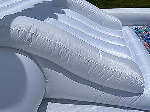 Kids Soft Play Bounce House with Slide & Ball Pit – 9×9×7 ft Inflatable Bouncy Castle