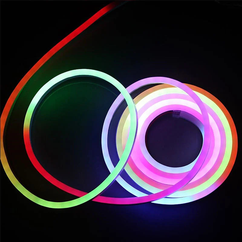 RGBIC Neon Rope Light – 10 m LED Strip with Chasing Effect