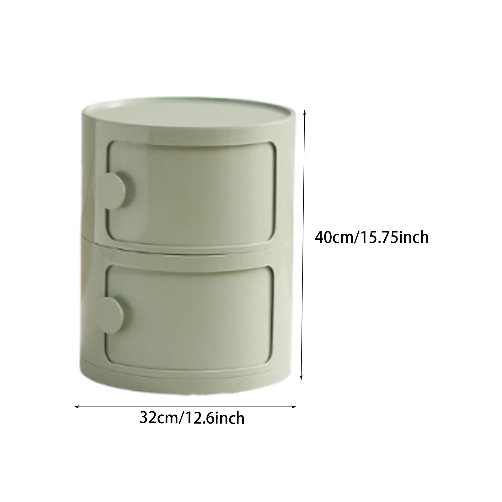 Round Bedside Table Clip Storage Cabinet Substitute Home Bedroom Small Creative Removable Storage Cabinet Rack Multi-Layer Stora