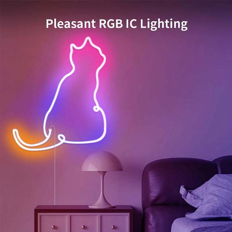 RGBIC Neon Rope Light – 10 m LED Strip with Chasing Effect