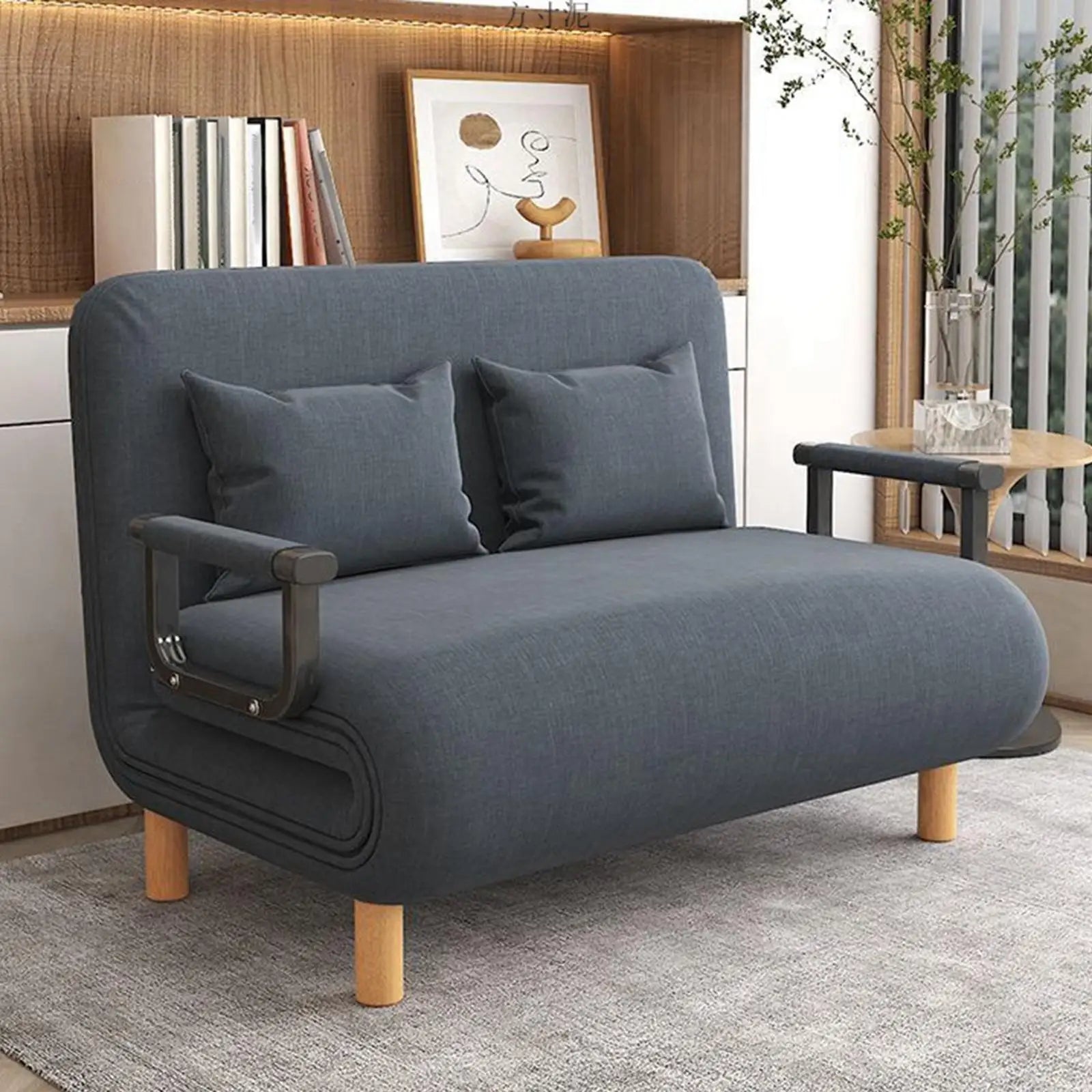 Multifunctional Foldable Lazy Sofa Bed Removable Comfortable Floor Couch Bed, for Home Balcony  Living Room or Simple Office