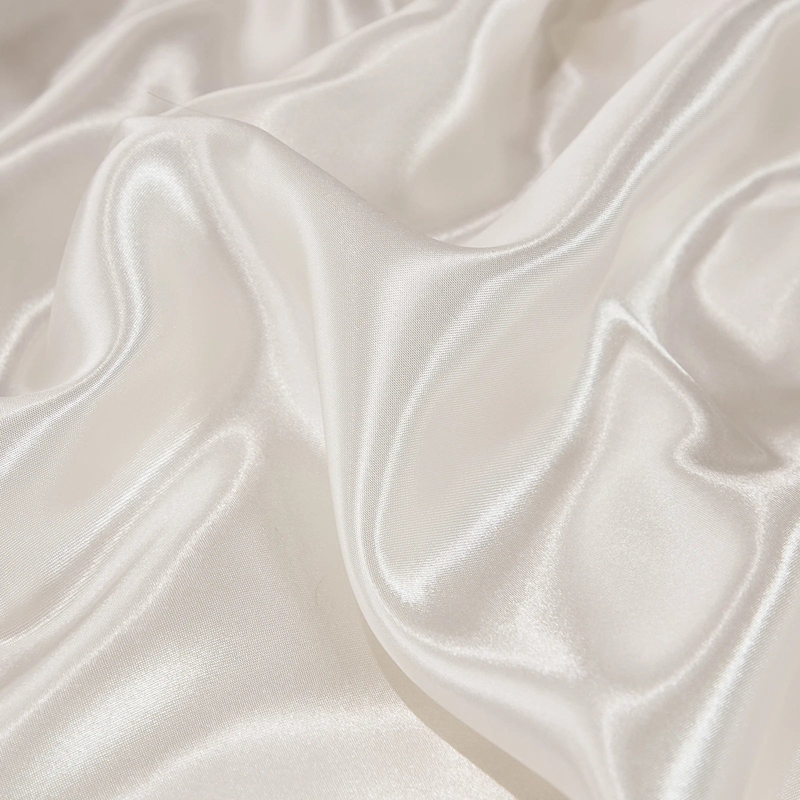 3PCS Satin Duvet Cover Set Silk White Khaki And Pink Bedding Comforter Cover Silky Ruffle Pattern Luxury Silky Bed set Soft