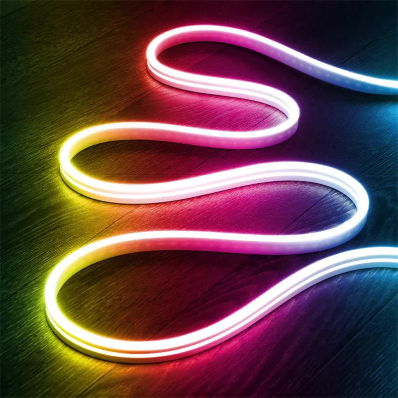 RGBIC Neon Rope Light – 10 m LED Strip with Chasing Effect