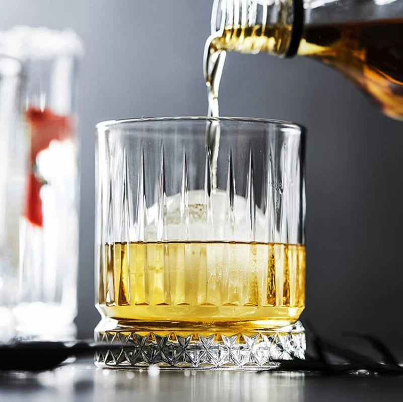 Whiskey Glasses,Scotch Glasses,Old Fashioned Whiskey Glasses/Perfect Gift for Scotch Lovers/Style Glassware for Bourbon/Rum