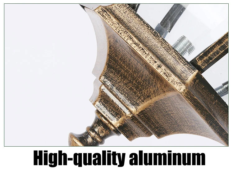 Led Outdoor European Style Courtyard Garden, Villa Aluminum Solar Street Light ≈260CM