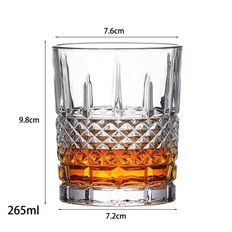 Whiskey Glasses,Scotch Glasses,Old Fashioned Whiskey Glasses/Perfect Gift for Scotch Lovers/Style Glassware for Bourbon/Rum