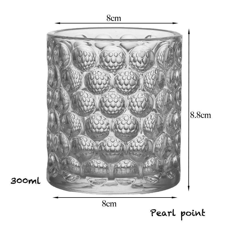 Whiskey Glass, Old Fashioned Rocks Glasses Tumblers, Glassware for Cocktail Scotch, Bourbon, Gin, Voldka, Brandy
