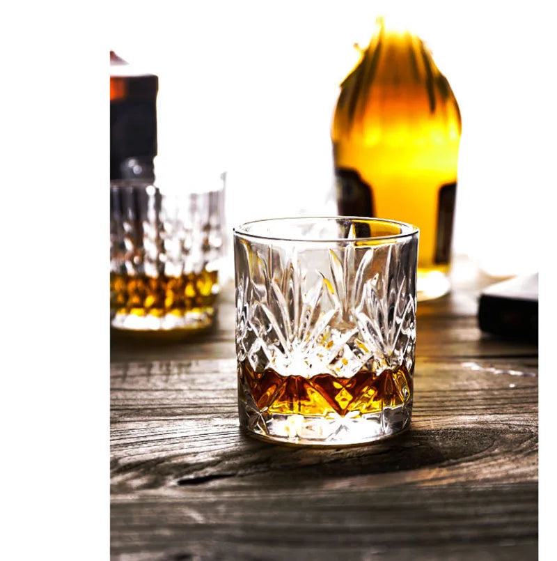 Fashion Whiskey Glasses, Scotch Whisky, Bourbon, Cocktails, RUM, Durable Whiskey Glasses