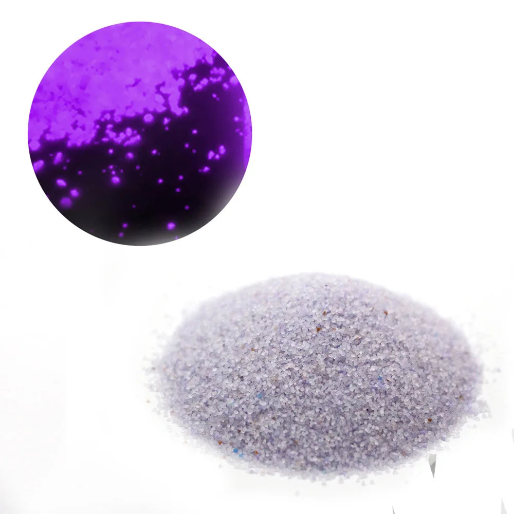 1Bag Luminous Particles Sand Colorful Fluorescent Glow Powder Glow In The Dark Home Christmas Party Decor DIY Decorations