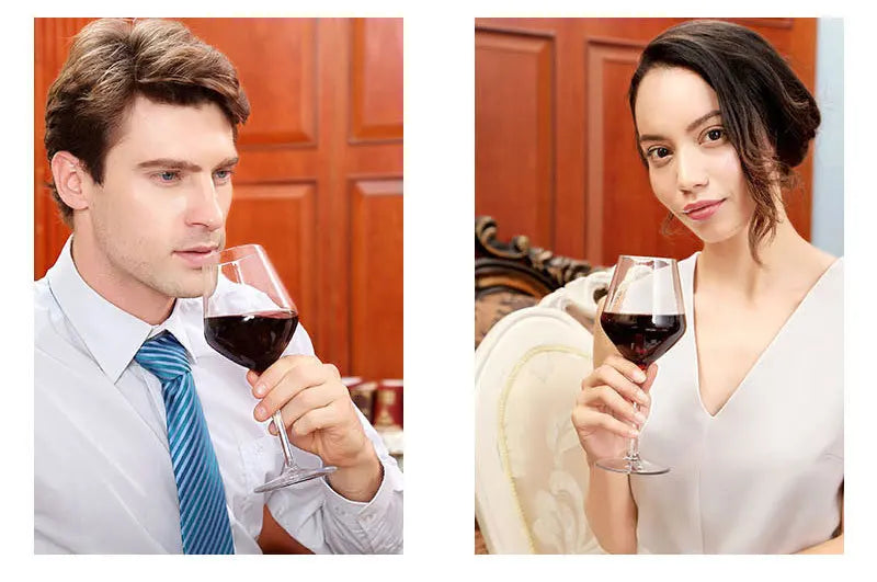 Unbroken Plastic Wine Glass Goblet High Quality Transparent Tritan Plastic Material Lightweight Food-Grade Cup 420ml