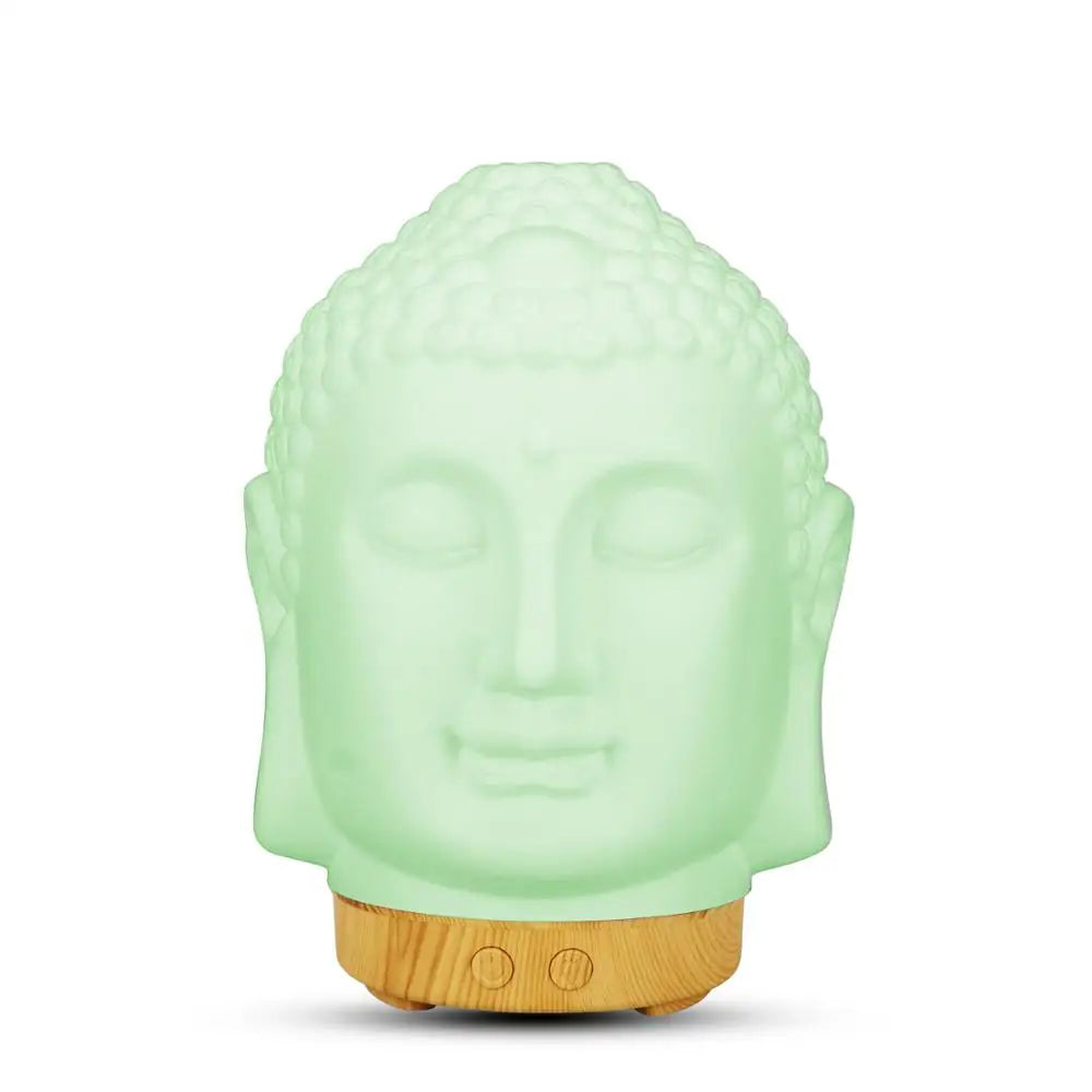Buddha Head Essential Oil Diffuser – 100 ml Aromatherapy Humidifier