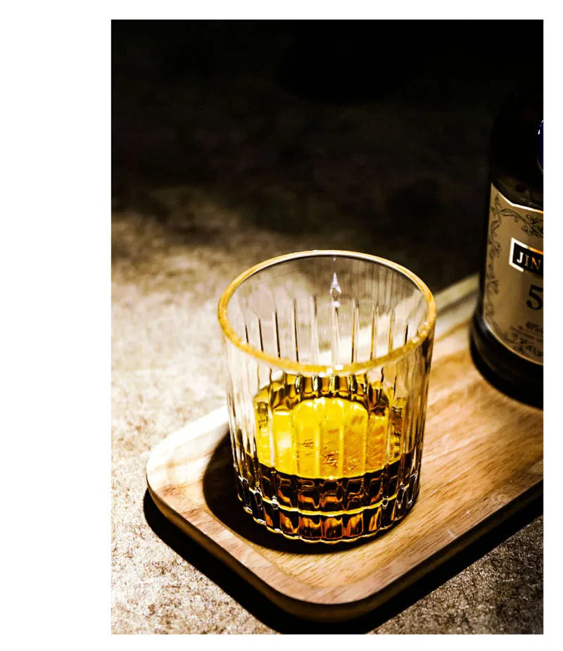 Fashion Whiskey Glasses, Scotch Whisky, Bourbon, Cocktails, RUM, Durable Whiskey Glasses