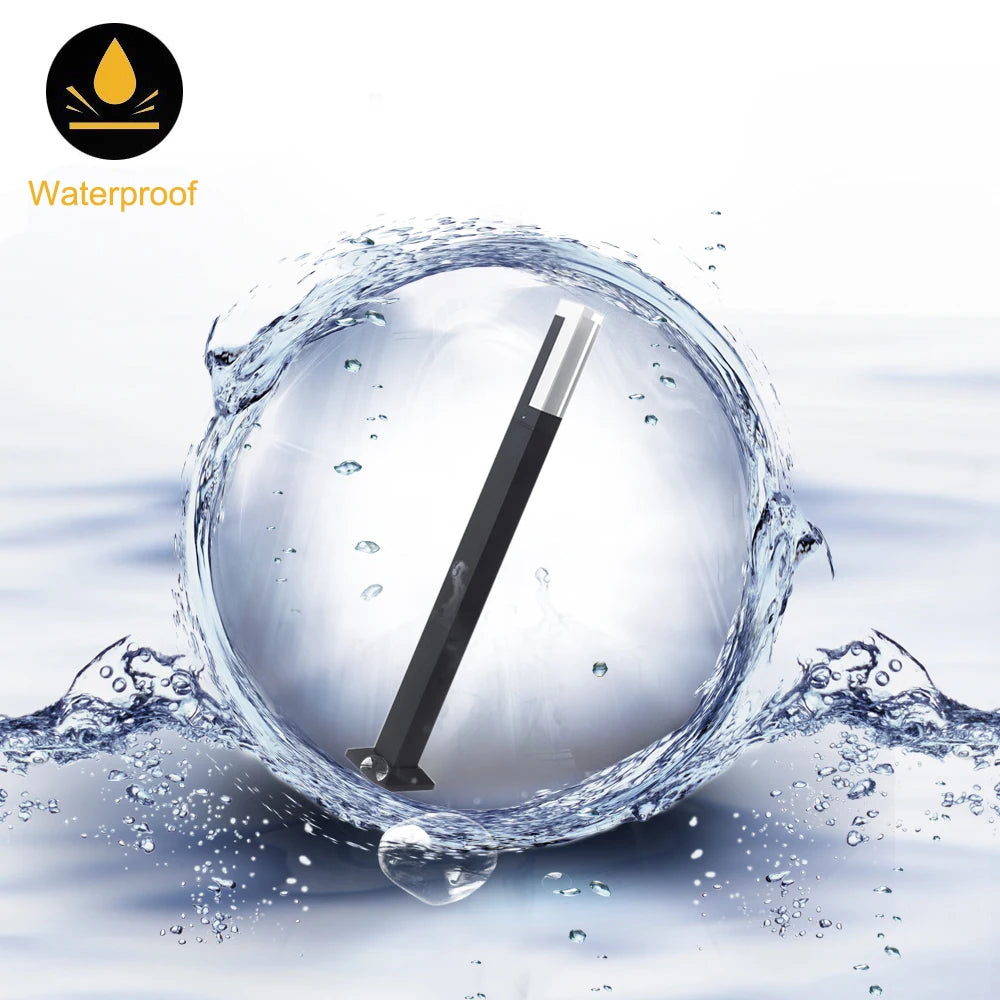 AC12V Outdoor 10W LED Lawn Lamp New Style Waterproof IP65 Aluminum Pillar Garden Path Square Landscape Lawn Lights AC110V 220V