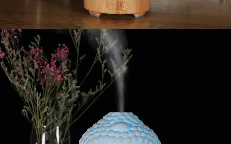 Buddha Head Essential Oil Diffuser – 100 ml Aromatherapy Humidifier