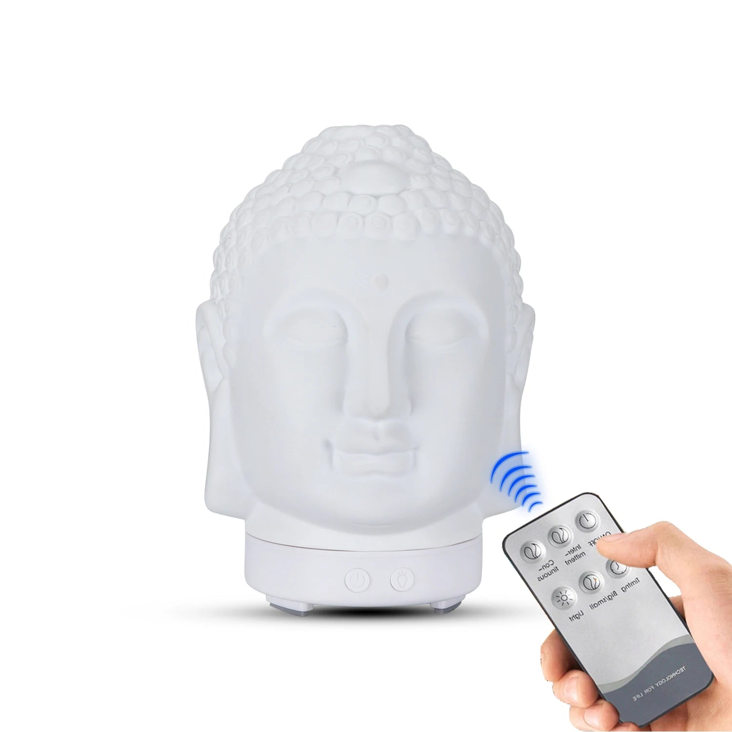 Buddha Head Essential Oil Diffuser – 100 ml Aromatherapy Humidifier