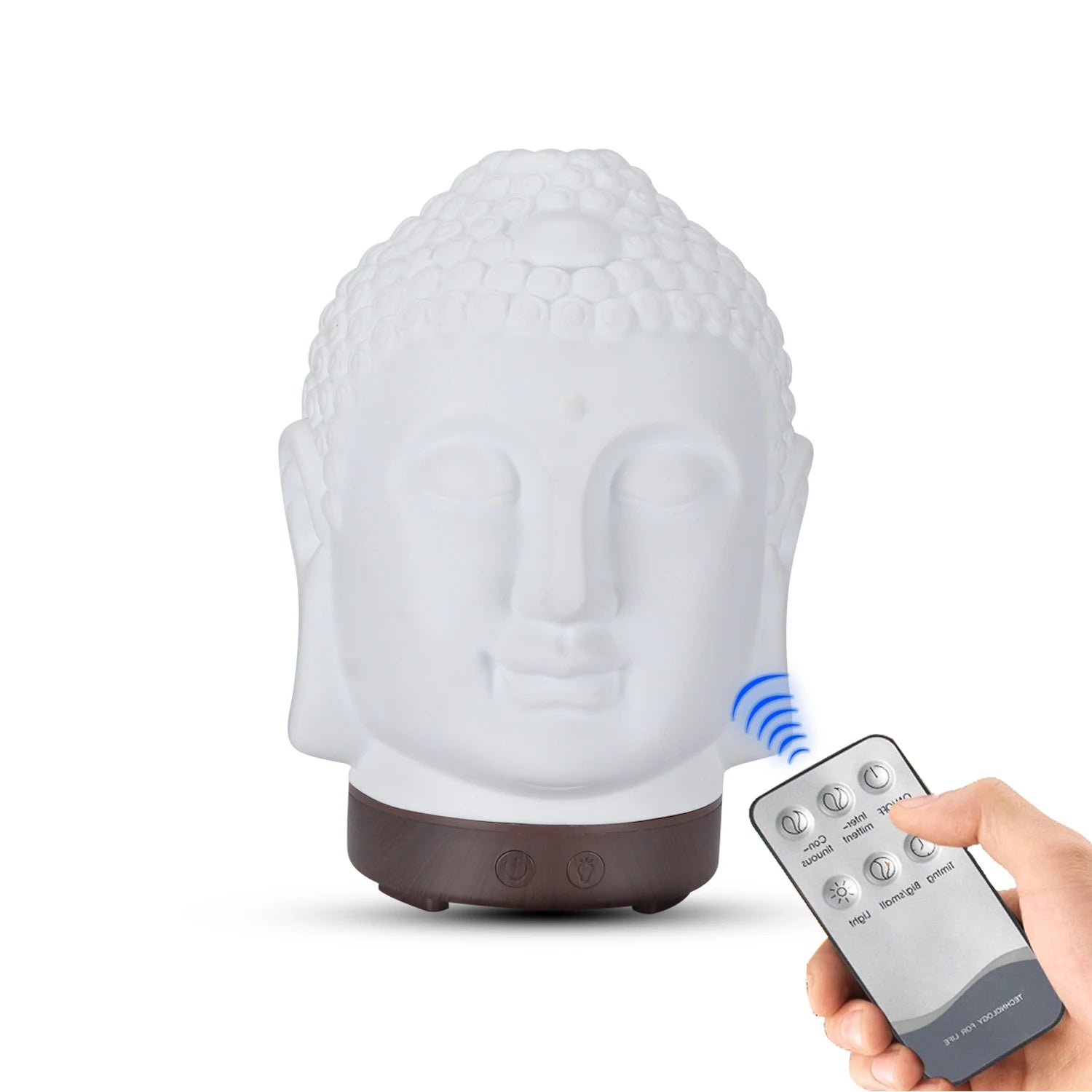 Buddha Head Essential Oil Diffuser – 100 ml Aromatherapy Humidifier