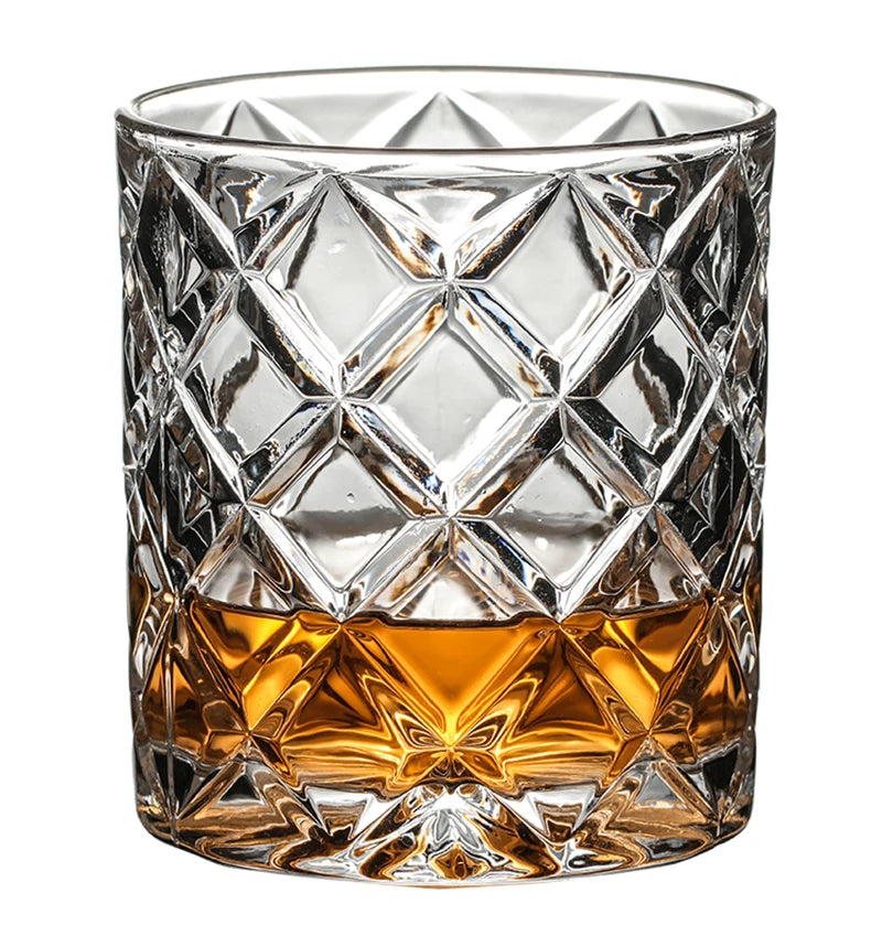 Whiskey Glasses,Scotch Glasses,Old Fashioned Whiskey Glasses/Perfect Gift for Scotch Lovers/Style Glassware for Bourbon/Rum