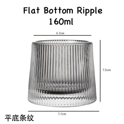 Whiskey Glass, Old Fashioned Rocks Glasses Tumblers, Glassware for Cocktail Scotch, Bourbon, Gin, Voldka, Brandy