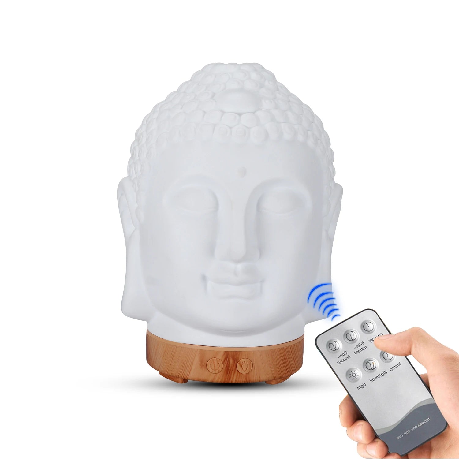 Buddha Head Essential Oil Diffuser – 100 ml Aromatherapy Humidifier
