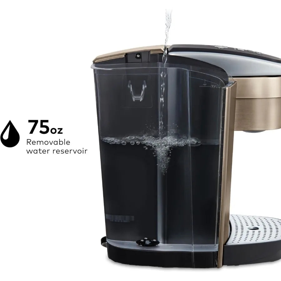 K-Elite Single Serve K-Cup Coffee Maker – Strength & Temperature Control with Iced Coffee