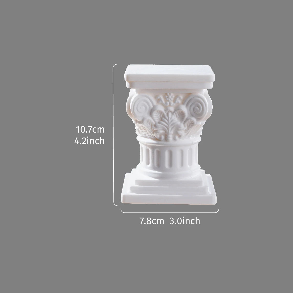 1PC, Roman column sculpture resin handicraft statues, festival decorative candlesticks, Roman column church decorations