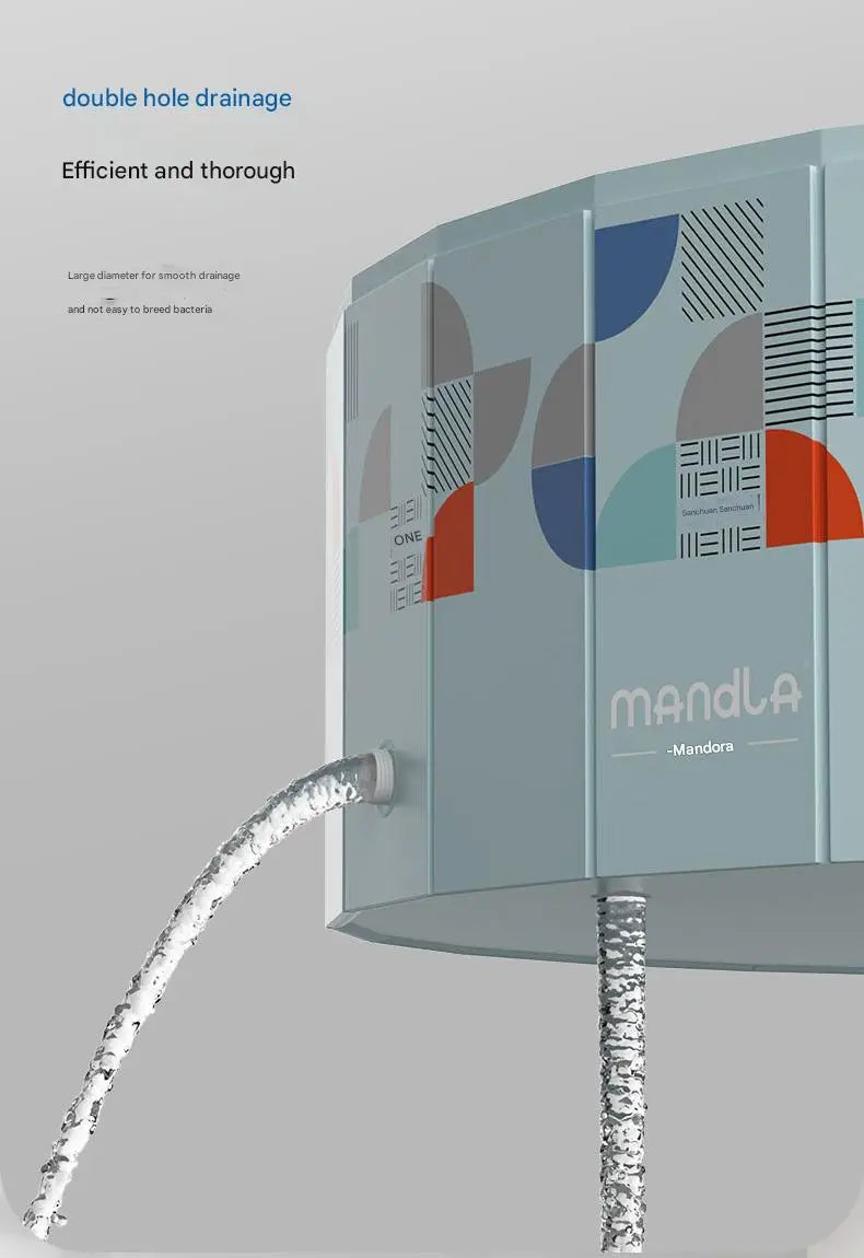 PVC Foldable Non-Inflatable Swimming Pool – Family & Pet Outdoor Pool