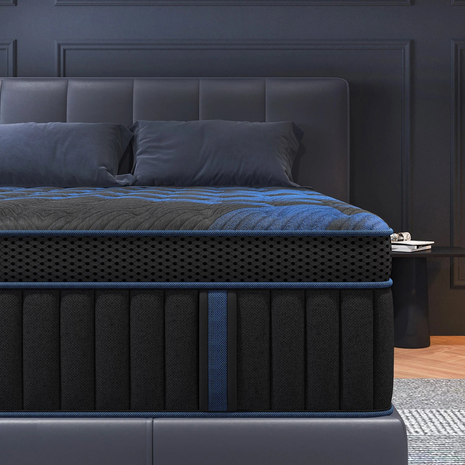 12Inch Twin Full Queen King Mattress in A Box, Hybrid Memory Mattresses Euro Top Medium Firm for Back & Lumbar Support