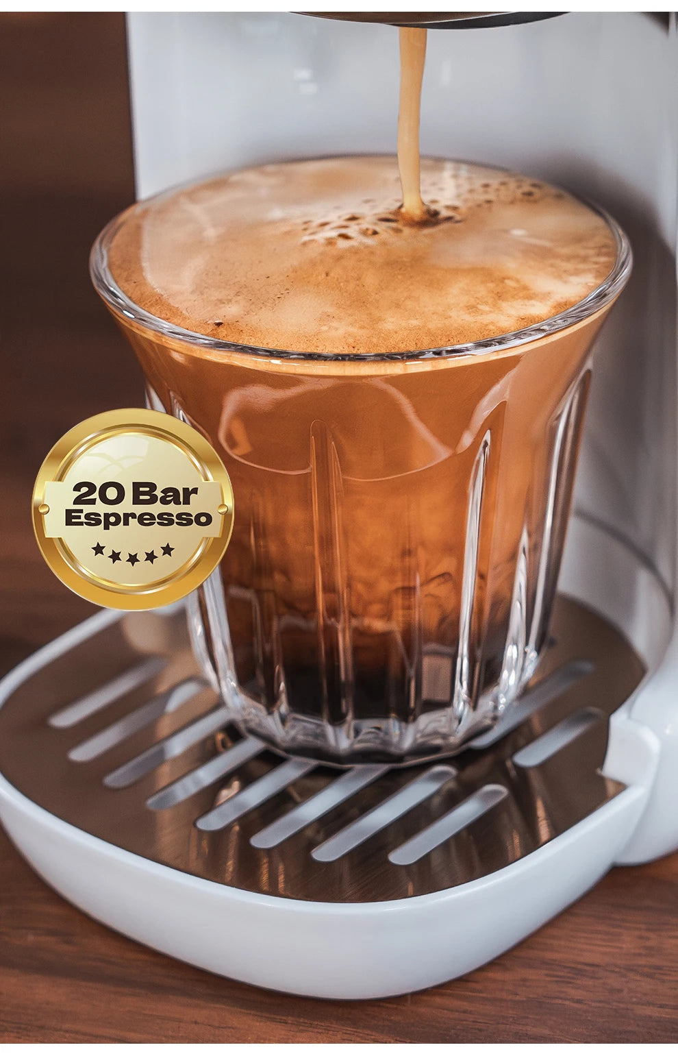 HiBREW 5-in-1 Multi-Capsule Coffee Machine – 20 Bar Hot & Cold Espresso Maker