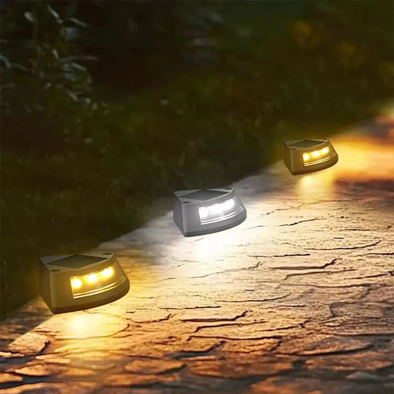 Solar Step Lights for Outside, Stair Light Waterproof IP65, Outdoor for Yard, Porch, Front Door, Patio, Deck