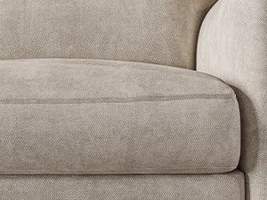 90 Inch Nailhead Trim Couch for Living Room, 23 Inch Deep Seat Rolled Arm Sofa, Comfy Upholstered 3 Seater Chenille Couch w/Wood