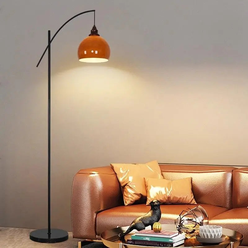 Medieval Floor Lamp Apartment Living Room Retro Sofa Fishing Lamp Bedroom Japanese Floor Light LED Lighting Decorative Lights