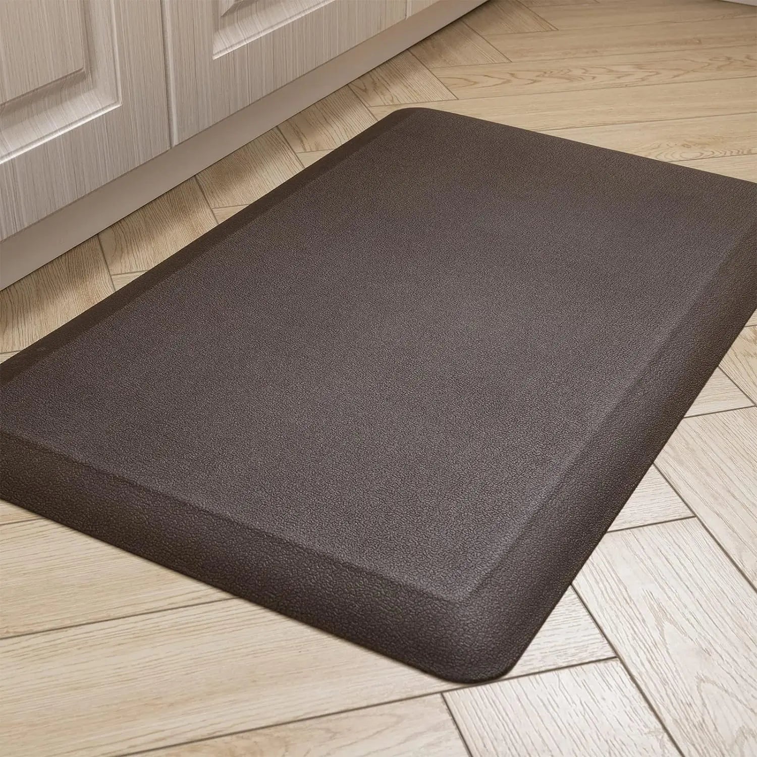 Anti Fatigue Floor Mat 20MM Thick Cushioned Kitchen Comfort Mat Waterproof Non-Slip Standing Desk Mat PVC Ergonomic Foam Mat