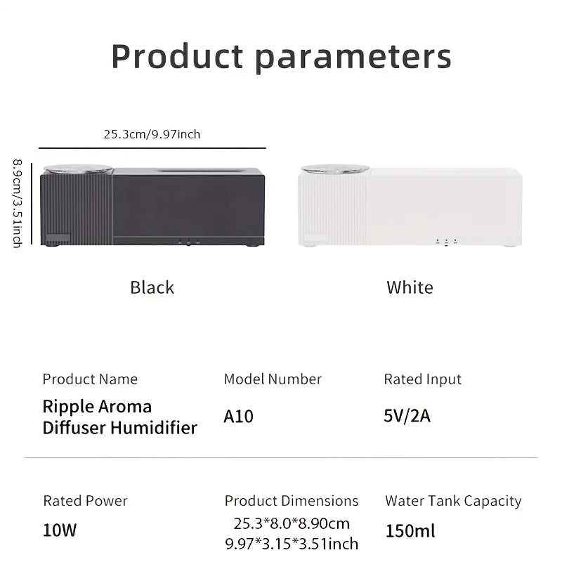 Colorful Flame Fragrance Diffuser 7 Kinds Of Simulated Flame Lamp Effects Delicate Spray Interior Decoration | Christmas Gift