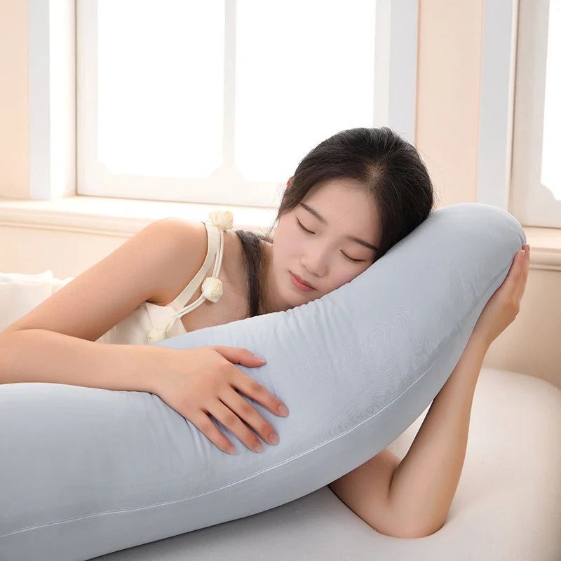 Ergonomic Double Wave Curve Side Sleeper Pillow for Comfortable Sleeping Supportive Pillow