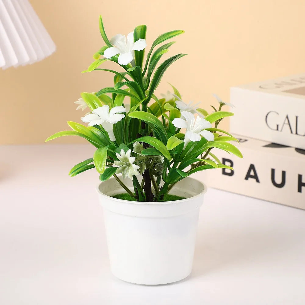 Creative 26cm Simulated  Orchid DIY Gifts Artificial Flower Bonsai Faux Flowers for Home Wedding Decor