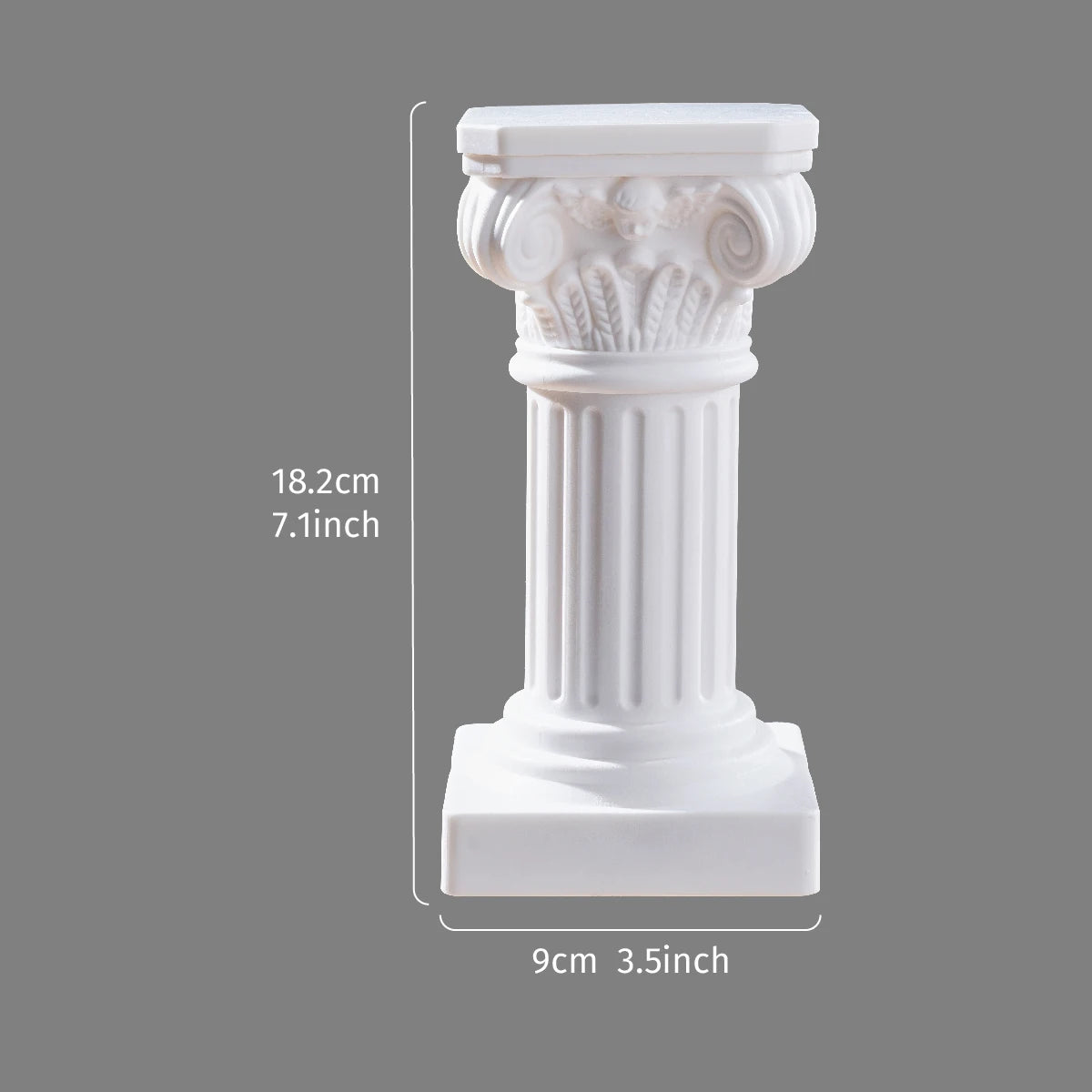 1PC, Roman column sculpture resin handicraft statues, festival decorative candlesticks, Roman column church decorations