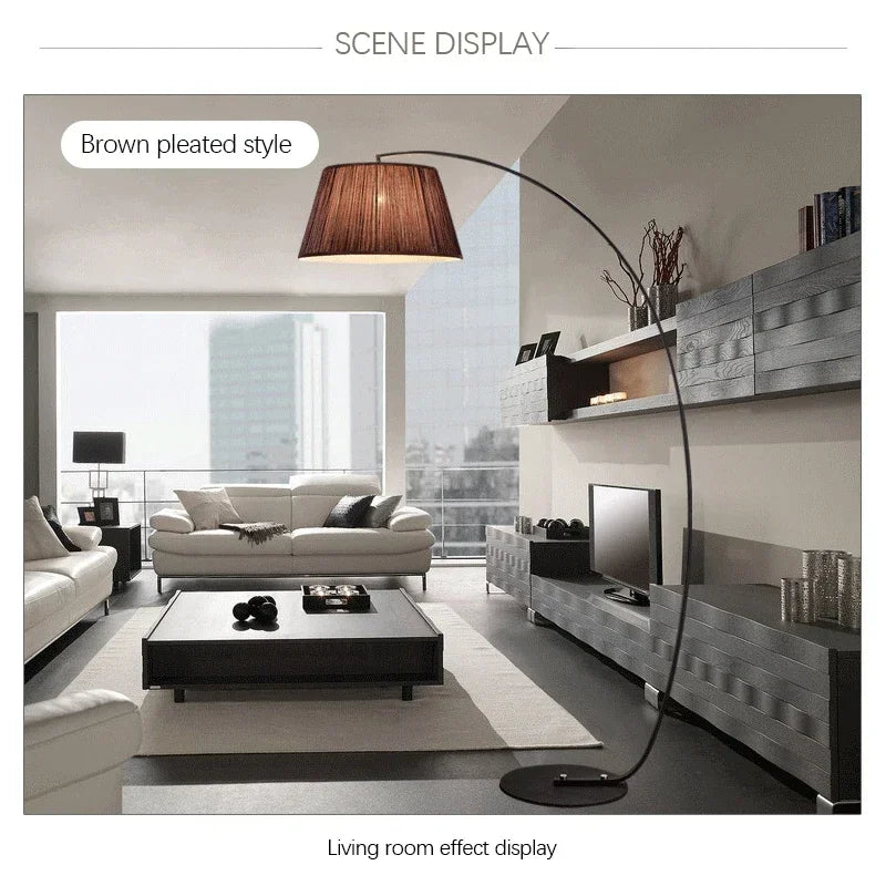 OULALA Nordic  Fishing Floor Lamp Modern Family Beside The Sofa LED Decorative Standing Light