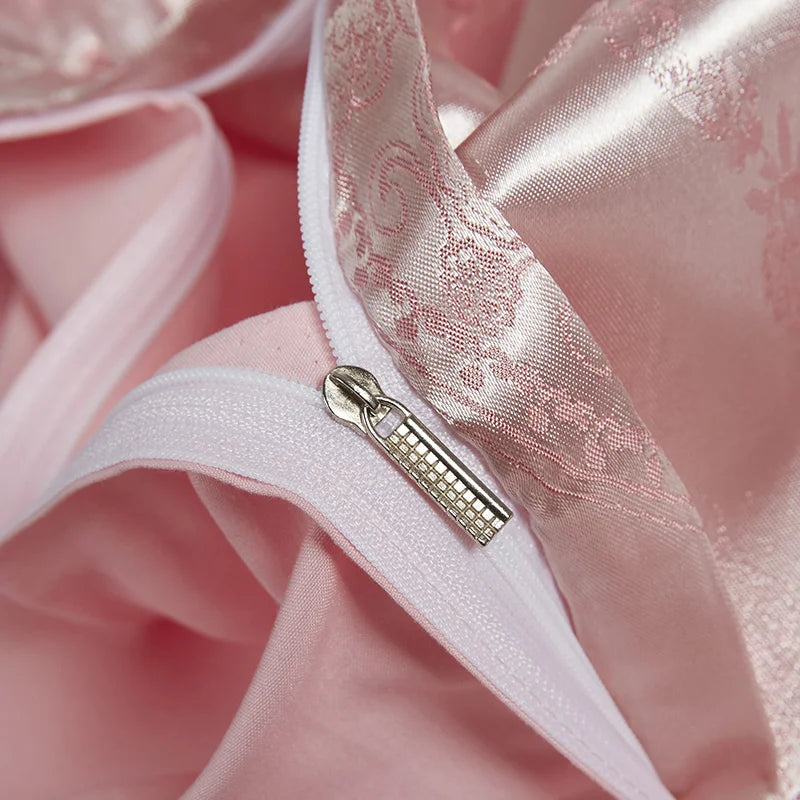 3pcs Duvet Cover and Pillow case Set No Filling,European Light Luxury Type Skin-Friendly Soft Fabric,For Family bedroom Bedding