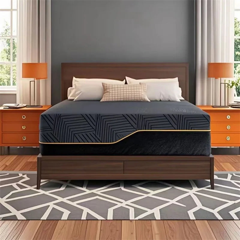 14 Inch King Size Memory Foam Mattress for Back Pain Cooling Copper Gel Bed Foam CertiPUR-US Certified Comfortable Sleep in Box