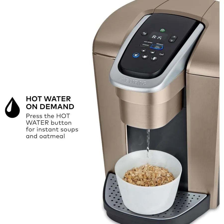 K-Elite Single Serve K-Cup Coffee Maker – Strength & Temperature Control with Iced Coffee