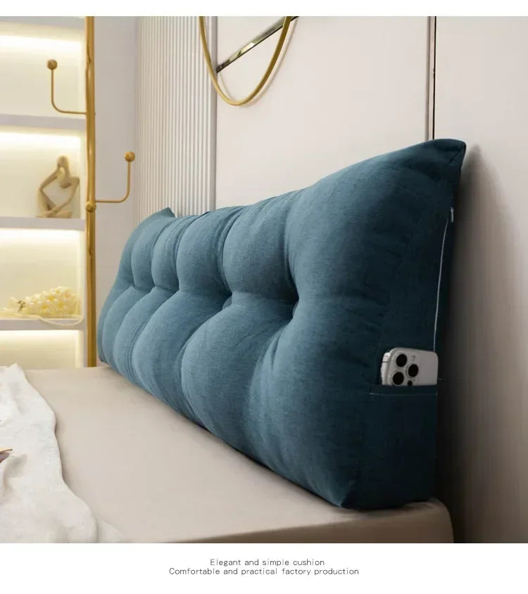 Headboard Pillow Triangle Cushion Backrest Pain Relief Sofa Waist Cushion Wedge Sleeping Pillow for Decorative Pillows for Bed