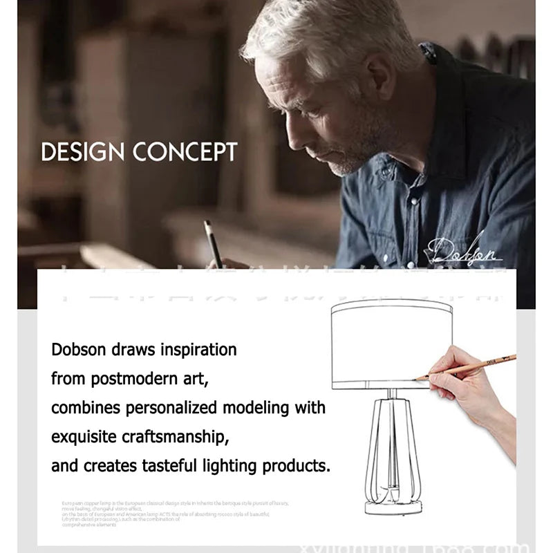 SOFEINA Modern Table Lamps Bedside Luxury Design Golden Desk Lights Home E27 Decorative For Foyer Living Room Office Bedroom