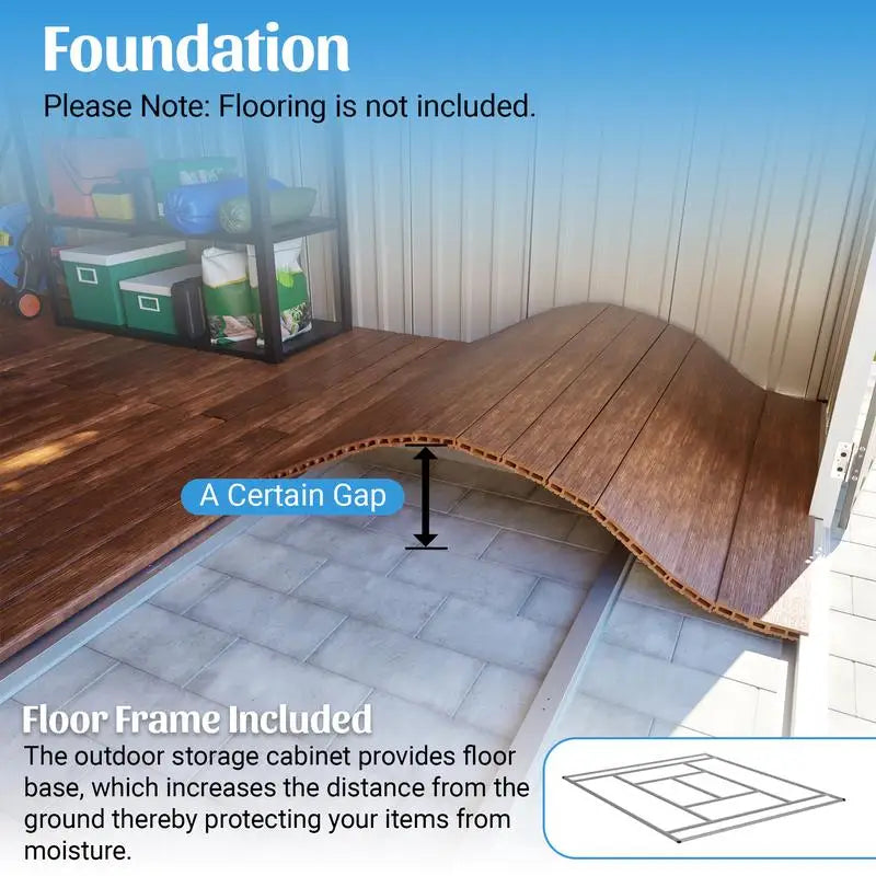 Outdoor Steel Storage Shed – 10 ft × 12 ft Heavy-Duty Tool Shed