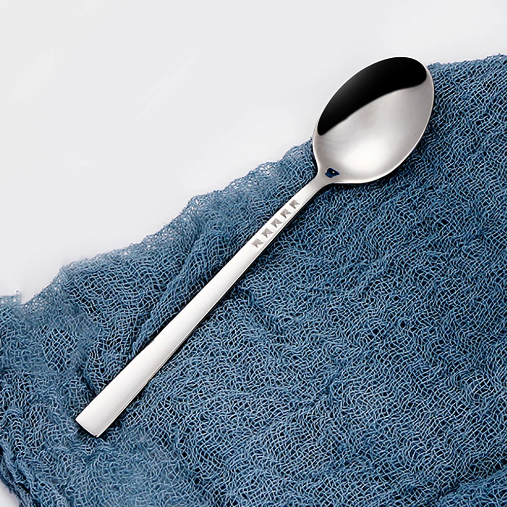 3/4/6/12Pcs Sliver Coffee Spoon Set Stainless Steel 304 Stirring Teaspoons Cake Dessert Spoon For Home Party Gold Tableware