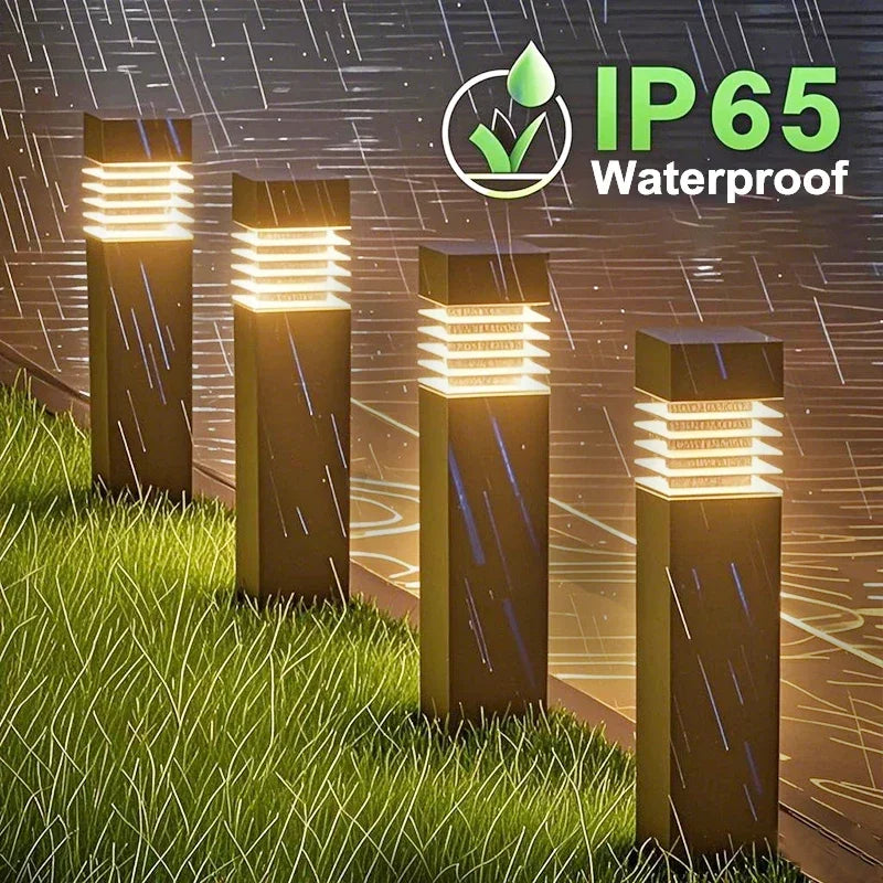 Night Decorative LED Garden Lights Solar Power Outdoor  Waterproof Lawn Pathway Patio Decor Solar Lamp