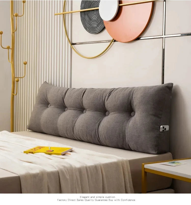 Headboard Pillow Triangle Cushion Backrest Pain Relief Sofa Waist Cushion Wedge Sleeping Pillow for Decorative Pillows for Bed