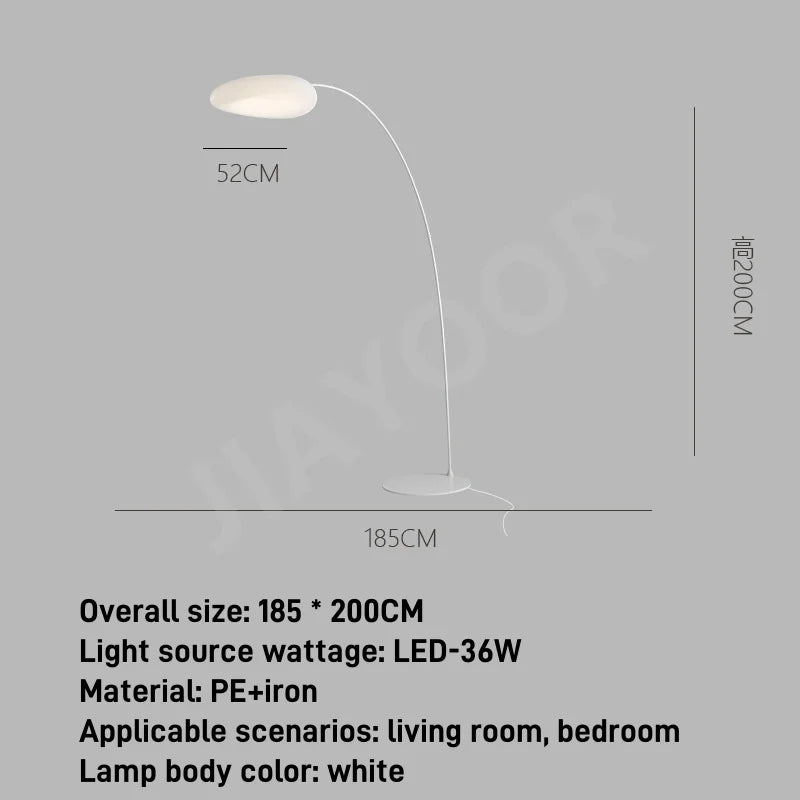Creative Floor Lamp Modern Minimalist Standing Light Living Room Fishing Lamp Artistic Mood Lamp Bedroom LED Lighting Fixture
