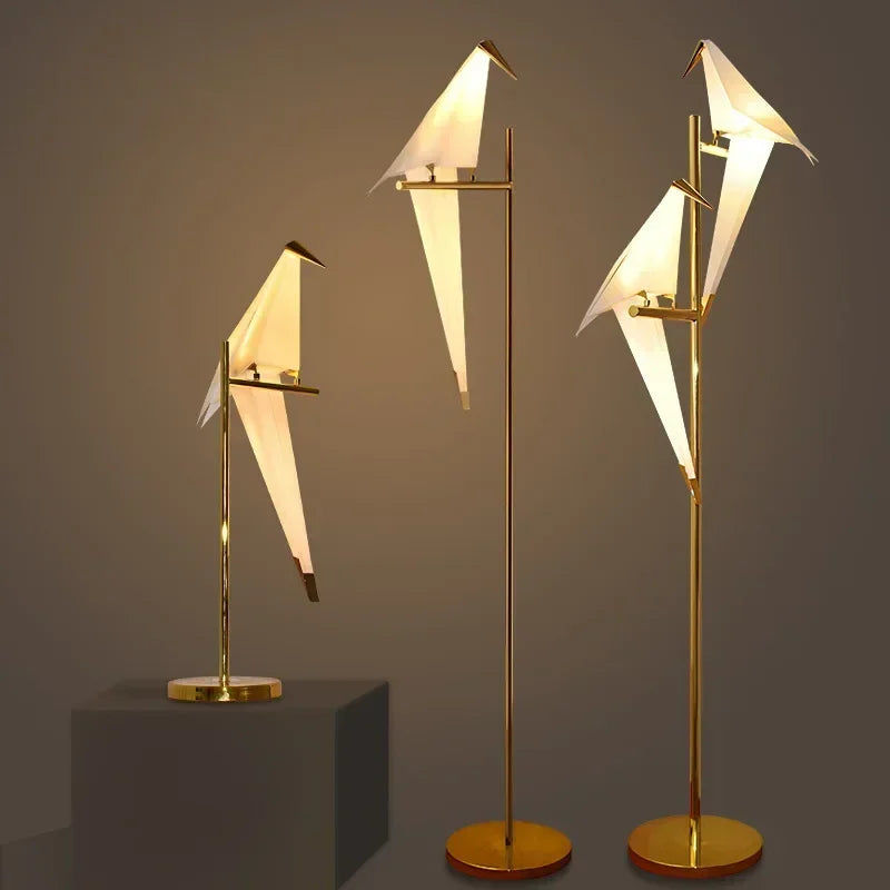 2025 Creative Led Bird Floor Lamps Nordic Designer Standing Lamp for Living Room Bedroom Study Decoration Rotatable Stand Lighti